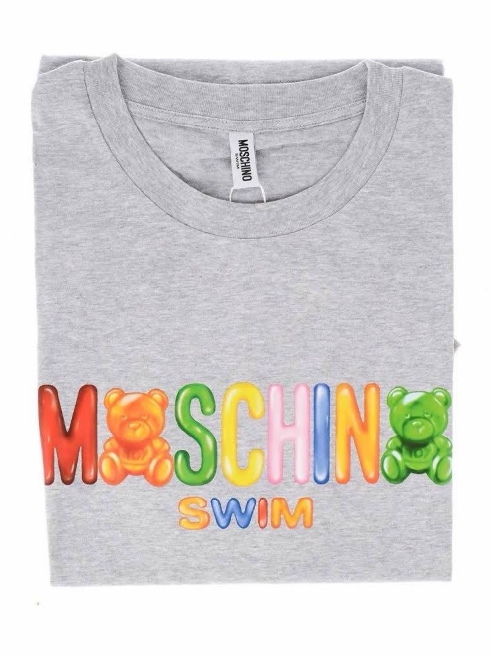 Moschino Swim Bear Gray T-Shirt Vintage